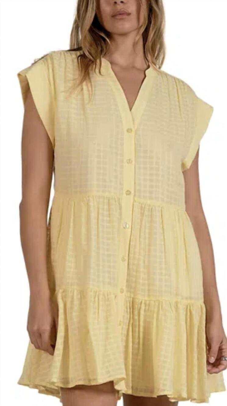 NEW ELAN izzy dress in yellow